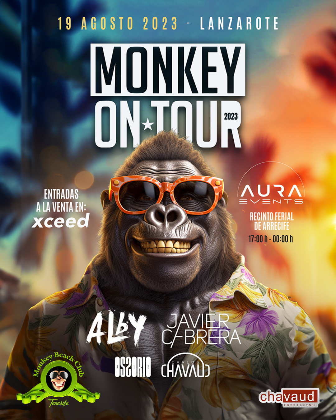 monkey on tour lanzarote